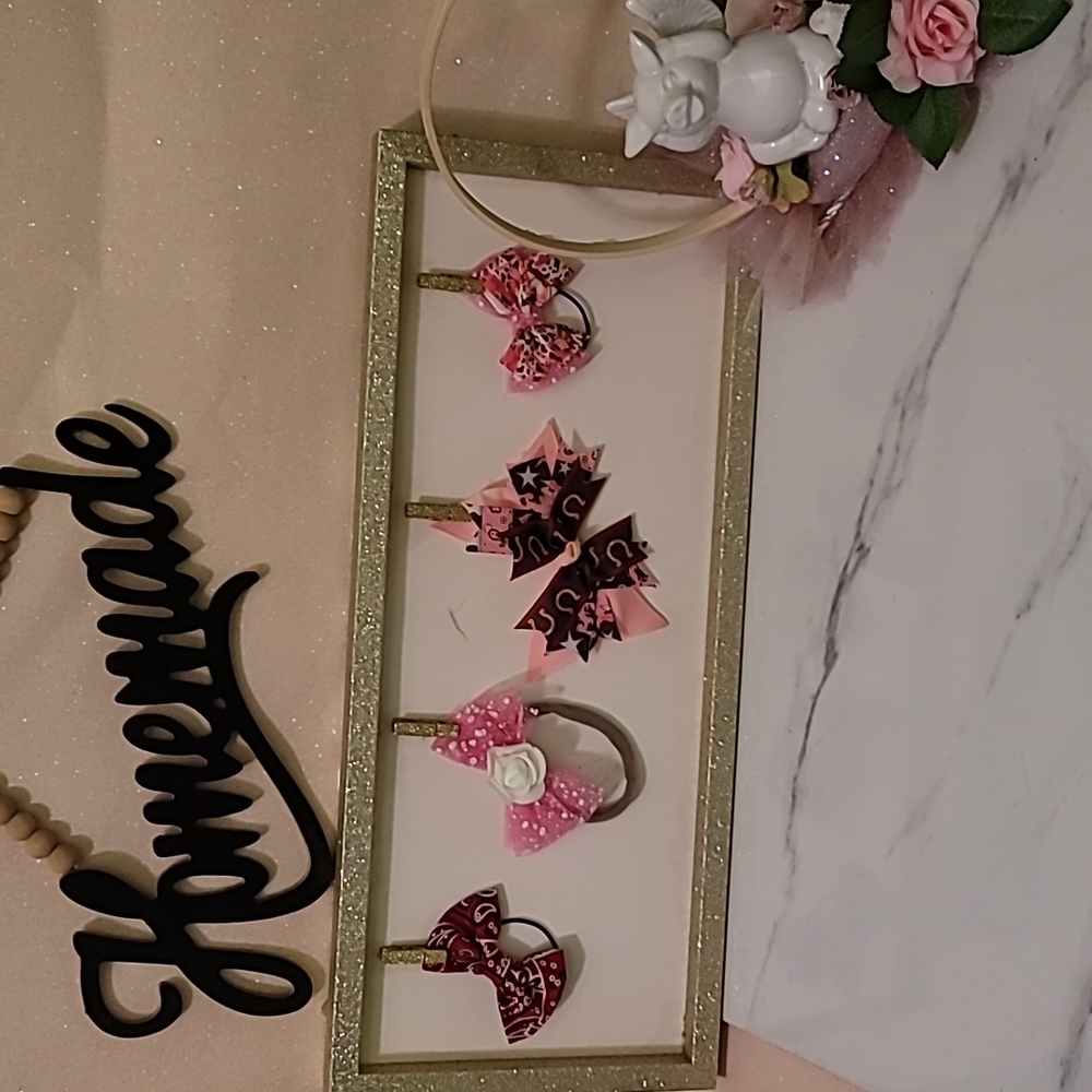 Hairbows, hair clips and headbands bundles